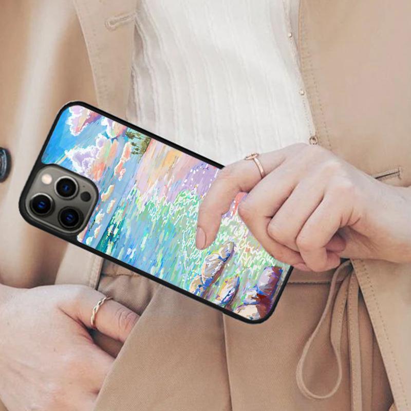 Creative Oil Painting Magnetic Phone Case For APPLE iPhone 17 Air 16 14 13 12 Pro Max 15 Plus Wireless Charge With MagSafe Cover