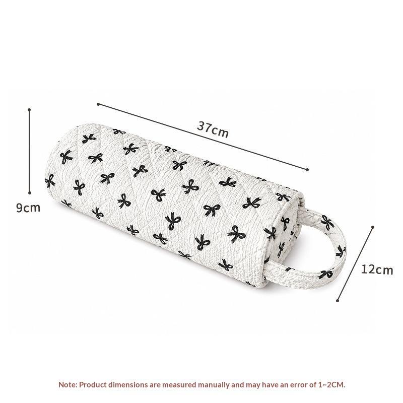 Large Capacity Quilting Cotton Hair Dryer Storage Bag Soft Durable with Handle for Travel Home Hair Dryer Pro Organizer