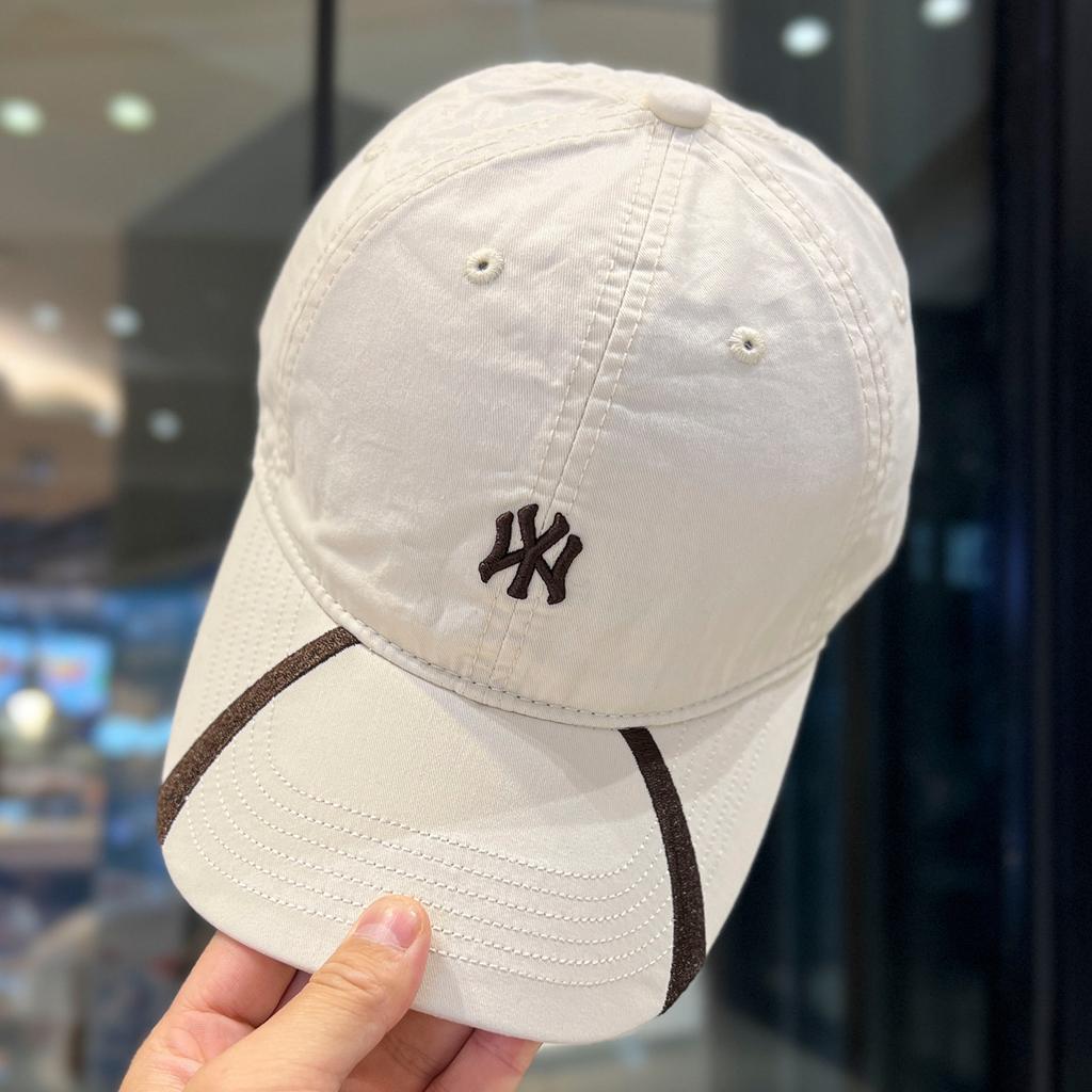 High quality hat women's tide simple fashion WY soft top baseball cap spring and autumn new sunshade cap men