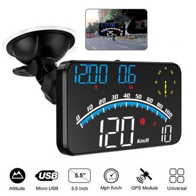 Digital GPS Speedometer, Universal Car HUD Head Up Display with Speed KM/H,for All Vehicle