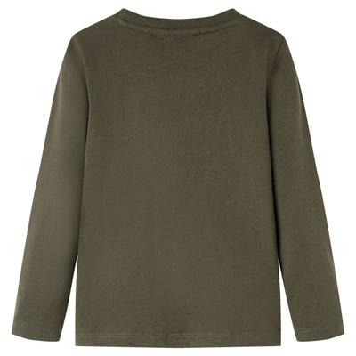 Kinder Long Sleeve T Shirt Khaki 128