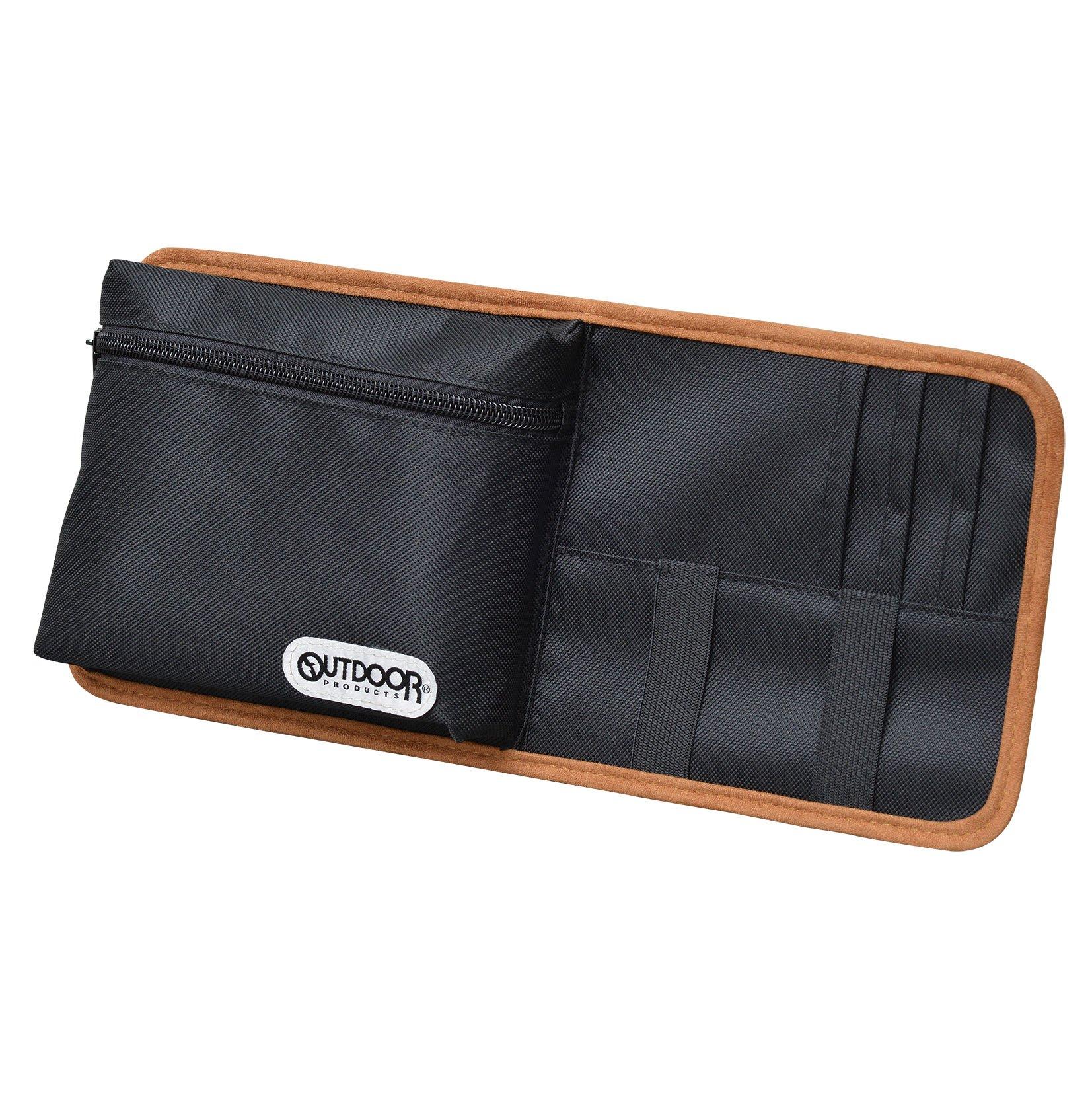 

OUTDOOR PRODUCTS Солнцезащитный козырек Солнцезащитный козырек Держатель для карт Маска для SEIWA Крепление, Карман, Хранение, Слоты, Автомобиль, OD19, чёрный