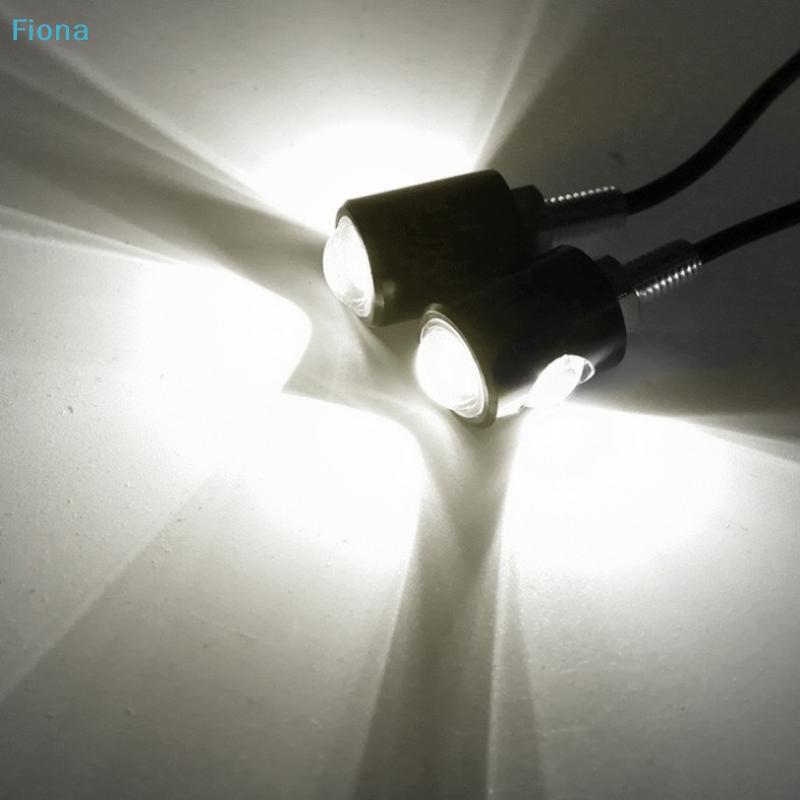 2Pcs Motorcycle LED License Plate Lights - Mini Bolt-On LED Lights for Bike, Scooter & Car License Plate Illumination