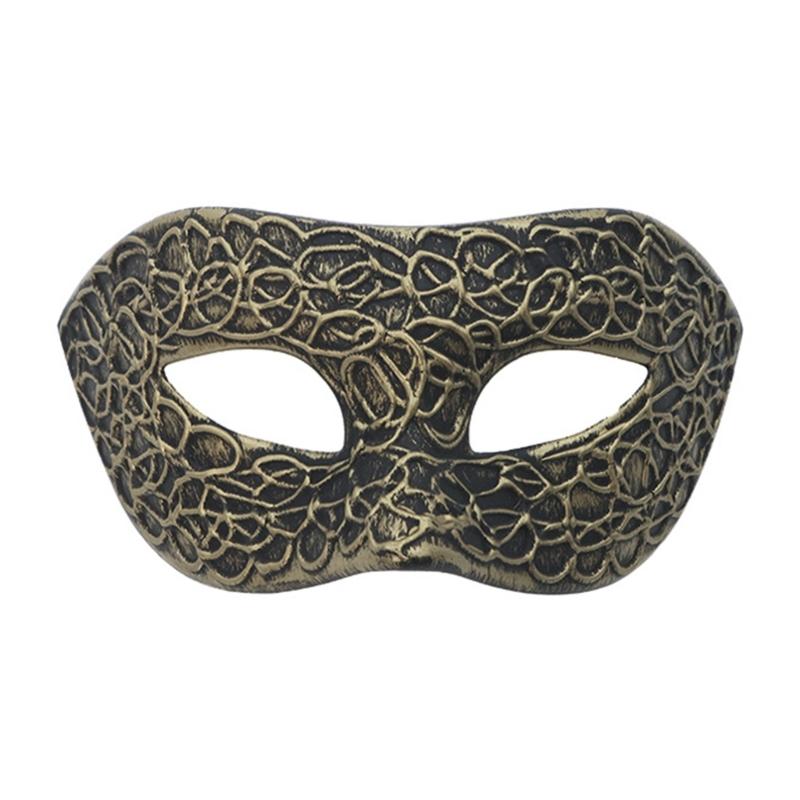 Retro Masquerade Mask Mardi Gras Mask Venetians Party Mask Half Face Mask for Halloween Ball Cosplay Performances Props
