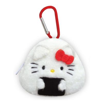 K Company Postacie Sanrio Hello Kitty Portmonetka z karabińczykiem x W8 x G4cm (Seria Onigiri) SAON-KKZ-KT H7.5
