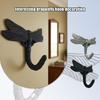 Hook Door Back Wall Clothes Hanger Black Wall Clothes Hook Single Entrance Living Room Wardrobe Clothing Coat Hook