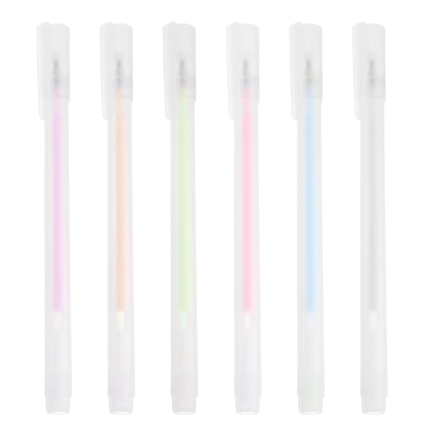 

6 Pcs Ballpoint Glue Pen, Quick Dry Cute Macaron Gel Pens for Handmade Crafting, Scrapbooking, Card Making and School Supplies
