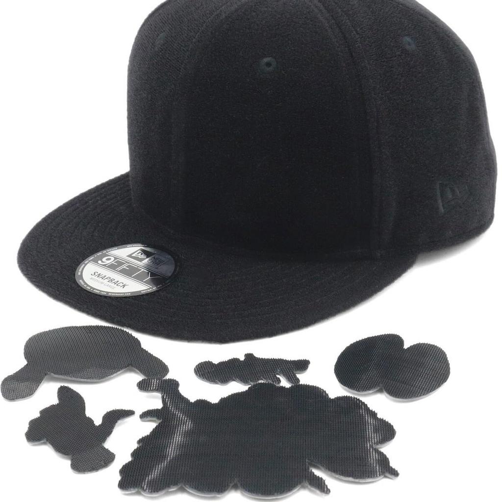 NEW ERA Cap Taro Okamoto Collaboration Velcro black 950 TAROKA MANY PATCH BLK M/L