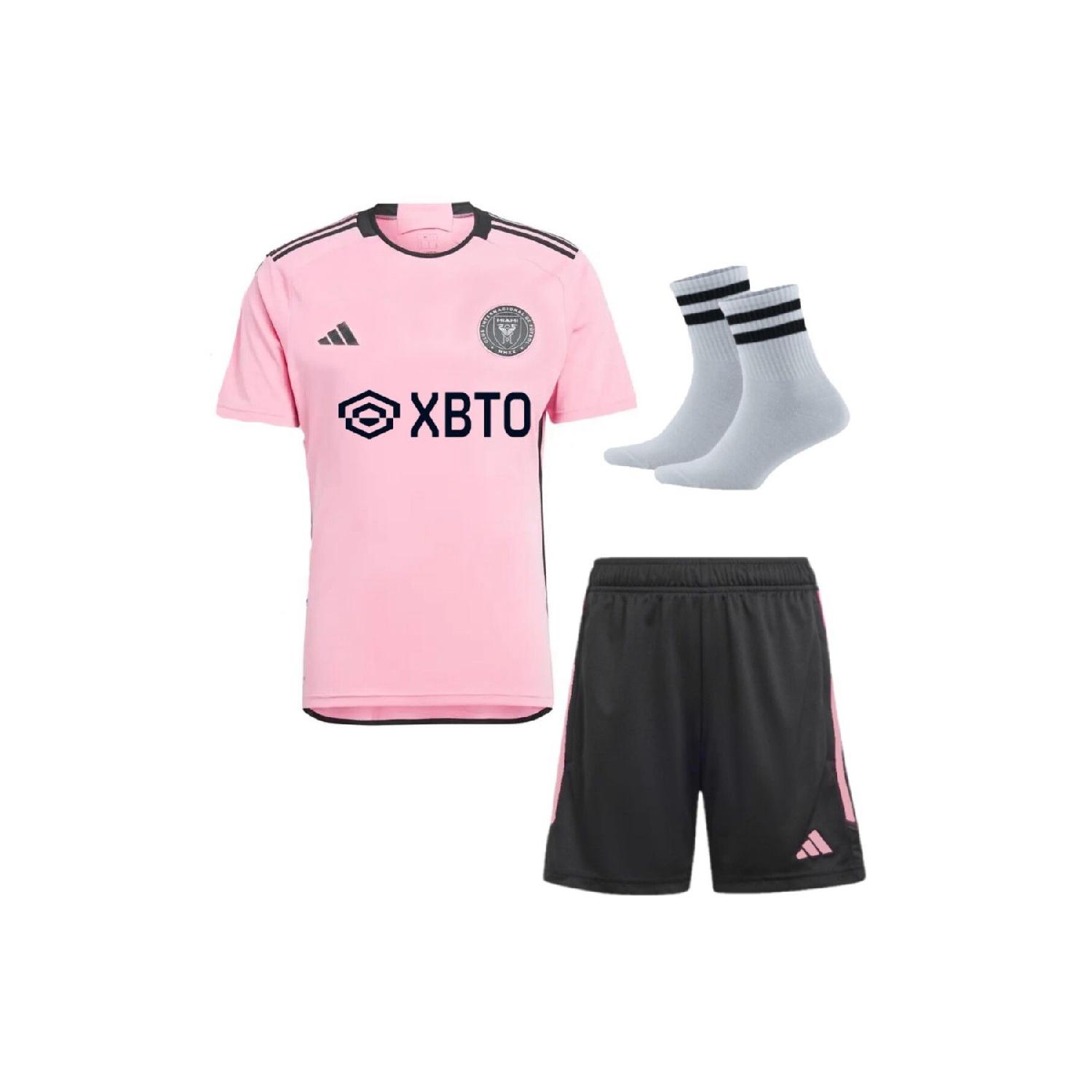 

Розовые детские футбольные майки нового сезона Inter Miamimessi 2024-2025, 3 шт. 3-4 Yaş жёлтый