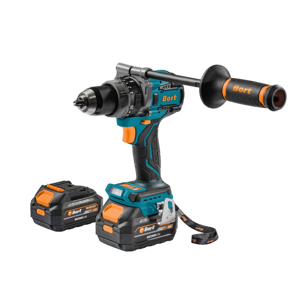 Cordless Impact Drill-driver BORT BAB-21Ix2Li-XDK (2x4Ah+charger)