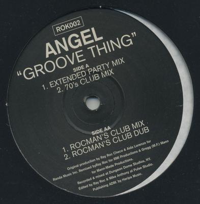 12-Zoll Schallplatte ANGEL - Groove Thing ROK002 Roc Music US Dance & Electronica Gebraucht