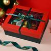 25Yards25Mm Polyester Ribbon Bronzing Ribbon Printed Christmas Ribbon For Christmas Decoration Diy Sewing Fabric