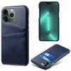 Phone Cover for iPhone 15 Pro,PU Leather Coated PC Protective Back Case with Dual Card Slots