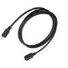Micro USB 2.0 Male To Micro USB Female Extension Cable Extender Cord for Phone Tablet