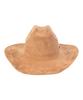 Yunibeosyeolkemiseuteuli Wire Cowboy Suede Beige Long Fedora Fedora