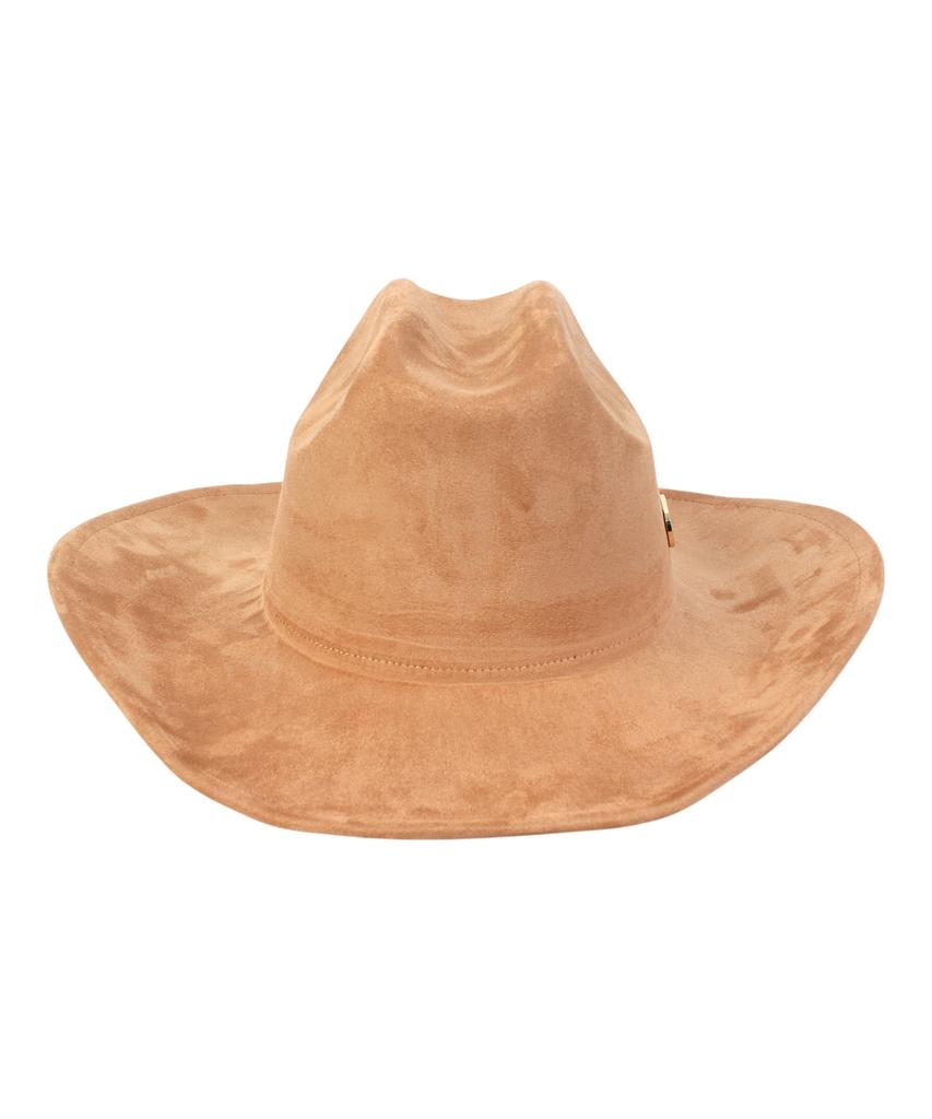 Yunibeosyeolkemiseuteuli Wire Cowboy Suede Beige Long Fedora Fedora