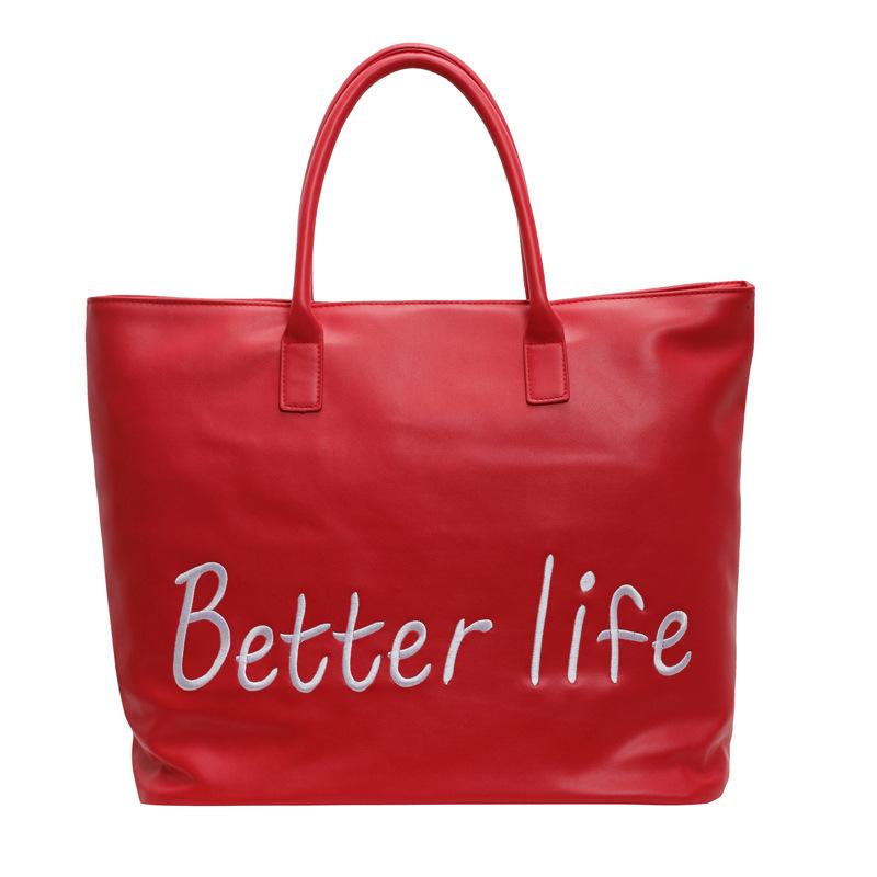 

Модная вместительная дорожная сумка Мужская портативная сумка для коротких деловых поездок Багажная сумка Ручная кладь для посадки Женская спортивная сумка для фитнеса красный