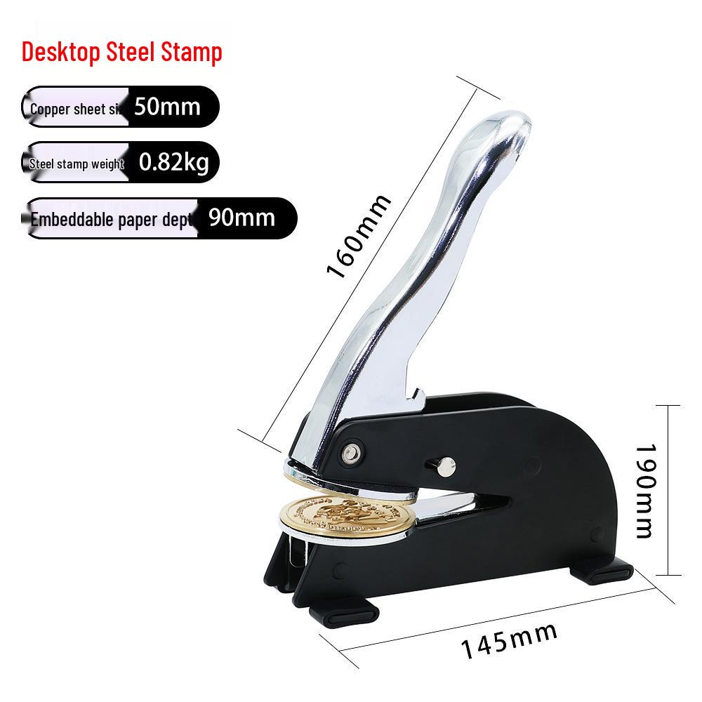 Custom Steel Embossing Pliers for Wedding Logo/Name & Pattern – Raised or Recessed Design Sticker.