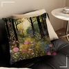 Abstract Flower Canvas Painting Modern Floral Prints Pillow Cover Sofa Cushion Cover Home Room Decoration Children Gift