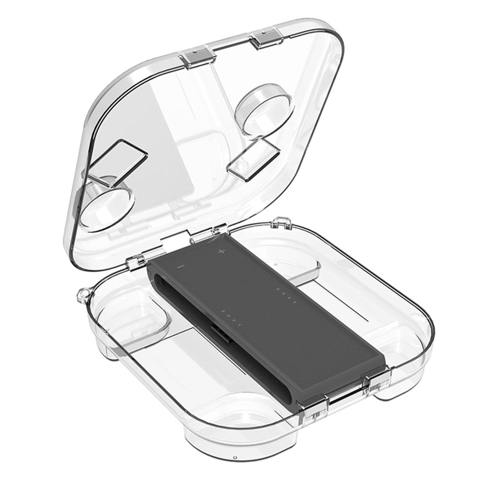 Transparent Storage Box with 3 Game Card Slots Clear Protector Shell PC Storage Case for Nintendo Switch2 Joy-Con