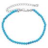 Silver Bracelet with Blue Crystals, Silver 925