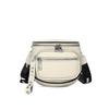 Leather Small Bag, Saddle Bag, Fashionable Black Messenger Bag, First Layer Cowhide Shoulder Bag For Women