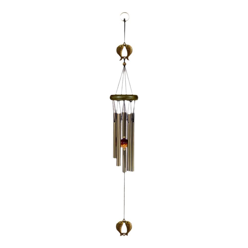 

Rustic Style Metal Wind Chimes Aluminum Pipe Garden Hanging Pendant Balcony Porch Style B