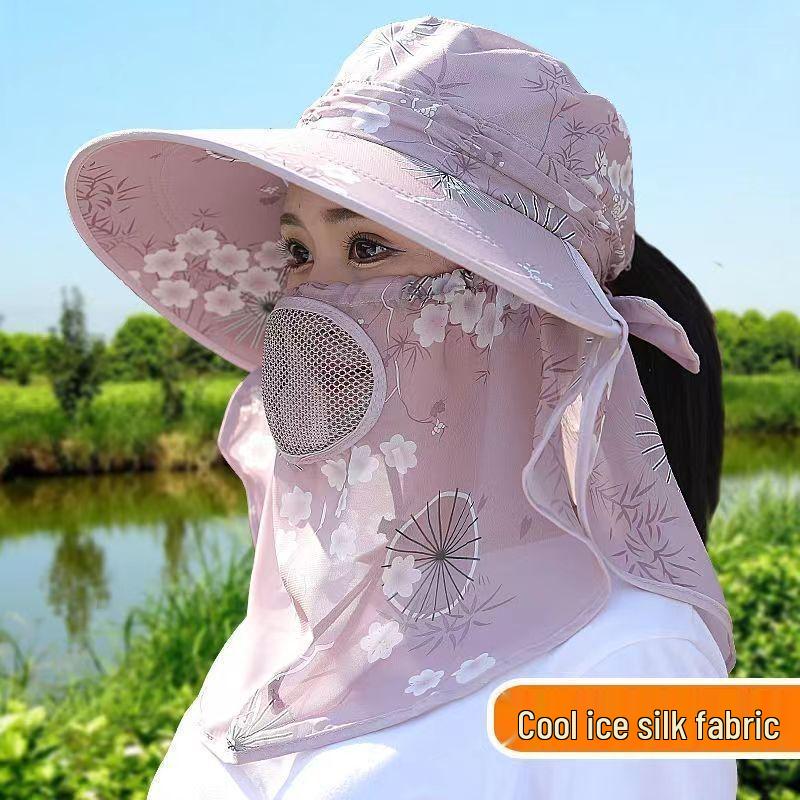 Chapeau de soleil respirant à large bord pour femmes d'âge moyen et âgées - Mode d'été et protection UV