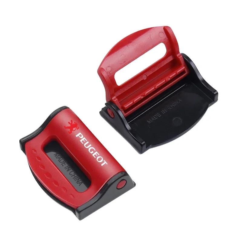 For Peugeot Car Seat Belts Clips Safety Adjustable Stopper Buckle Clip For Peugeot 206 307 308 3008 207 208 407 508 2008 5008 10