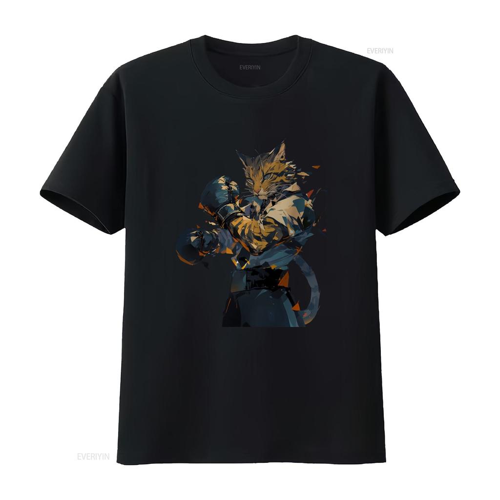 Bengal Cat Boxer T Shirt Wearing Boxing Gloves Unique Lover Apparel Fun Animal Design Stylish and Eye Catching for Lovers
