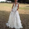 2026 New Fluffy Skirt Lace Evening Dress Sexy White Suspender Women's Dress