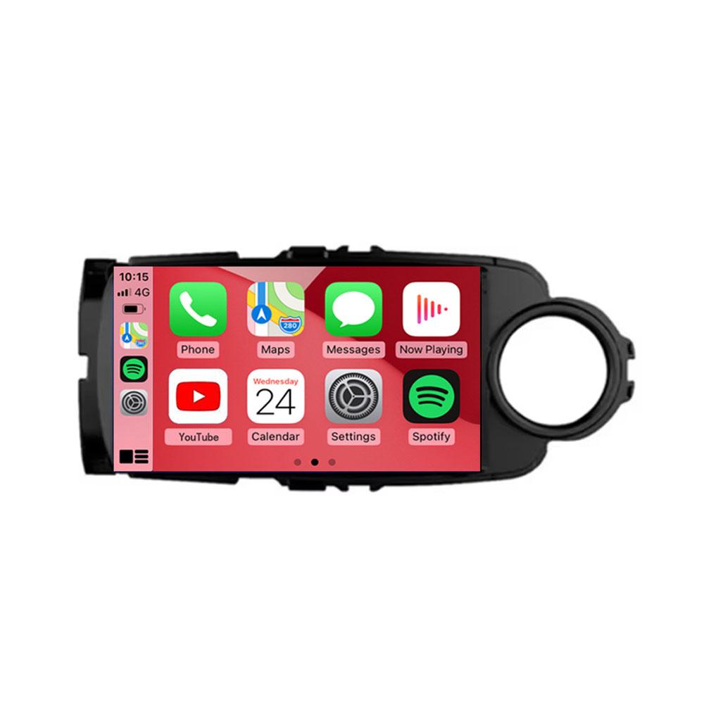 Android 14 Car Radio For Toyota Yaris 2012 2013 20014 2015 2016 2017 GPS Navigation DSP Wireless Carplay Auto 4G WIFI Player BT