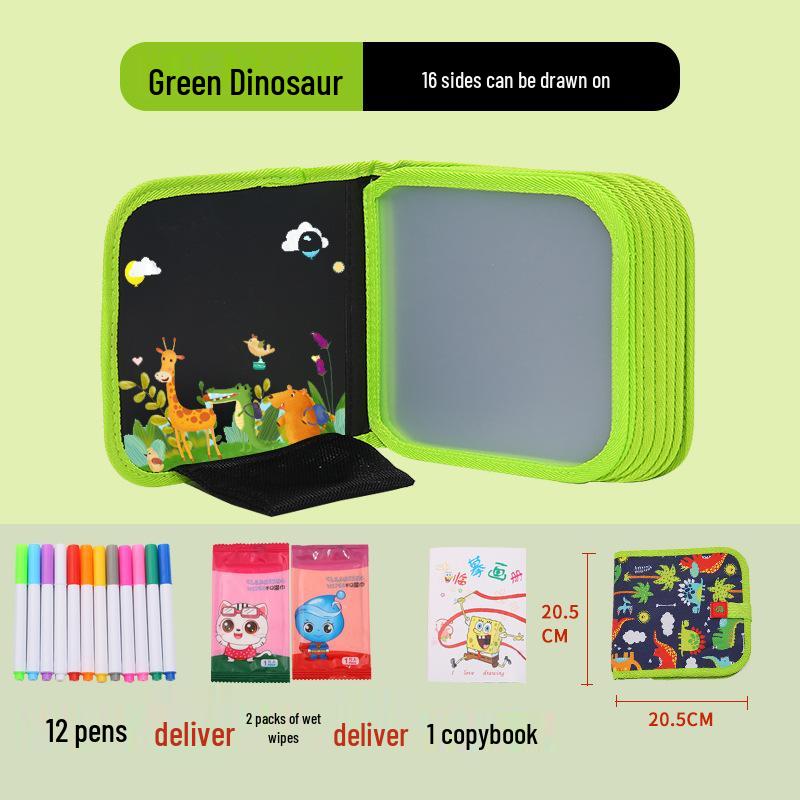 Portable Children's Drawing and Coloring Board - Reusable, Erasable, and Compact Toy for Kids