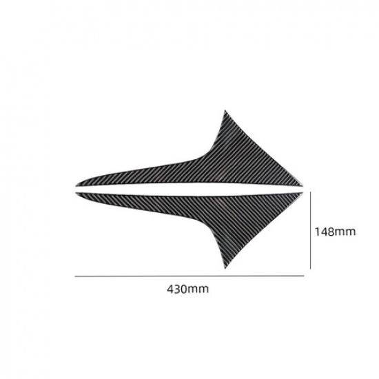 2Pcs For Ford Mustang Mach-E - Carbon Fiber C-Pillar Cover Trim Sticker