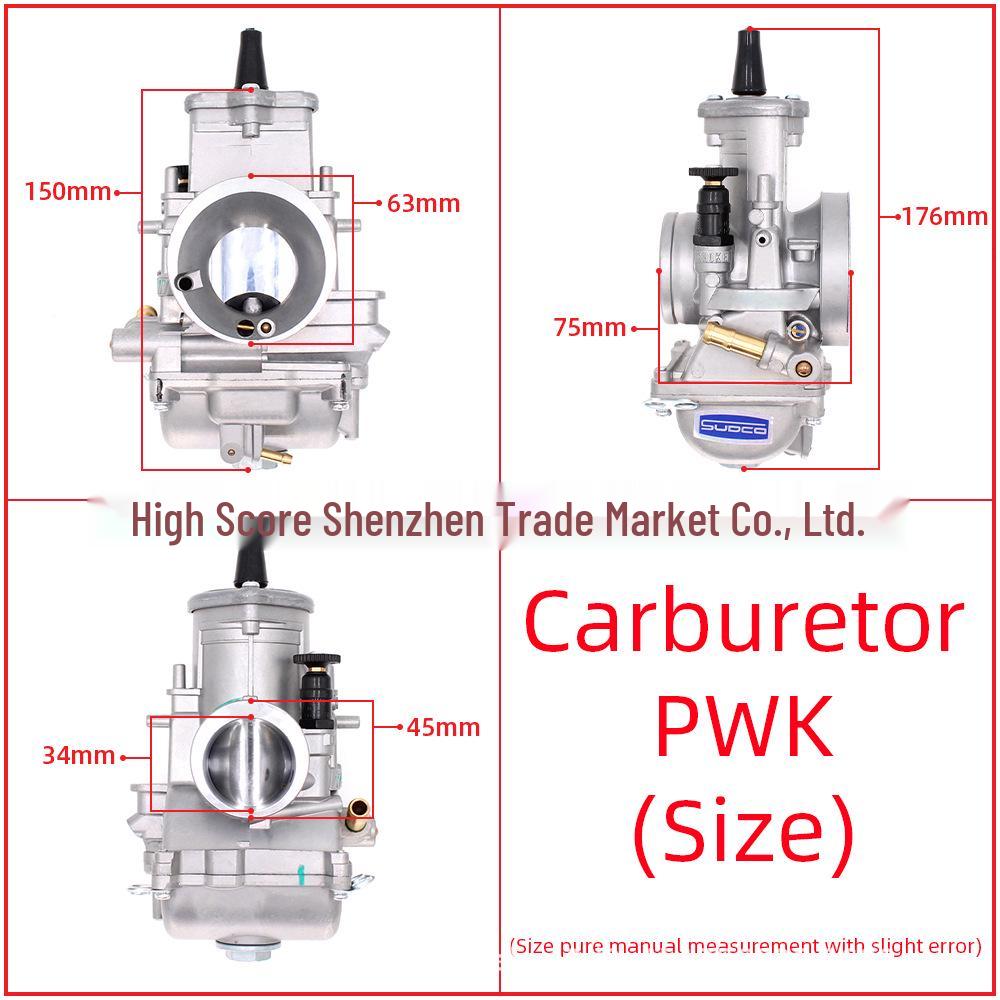 PWK ATV Motorcycle Carburetor, Sizes 34-42, for Off-road Vehicles