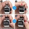 4 Mechanical Digit Handheld Manual Number Tally Counter Numbers Clicker Digital Finger Tally Counter Promotional Gift