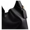 Coach Brooklyn 34 Gold Letter Embossed Underarm Bag Pebbled Leather Shoulder Bag Large Women bags Black CCU00-B4BK