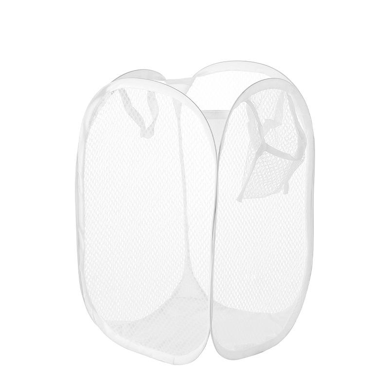 

1 шт. - Складная корзина для сортировки грязного белья, стиральная рама, сетка для ванной, сумка для хранения, ведро для белья, органайзеры для хранения L белый