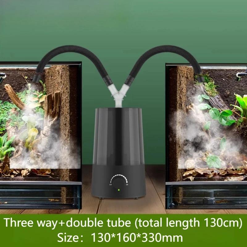 Umidificatore per Rettili Grande Capacità Regolabile Umidificatore per Terrario di Rettili Silenzioso Nebulizzatore da Scrivania per Piante Forniture per Animali Domestici Rettili