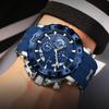 POEDAGAR Luxury Military Men Clock Luminous Waterproof Chronograph Date Men's Watch Silicone Quartz Sports Watches