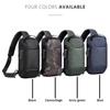 NEW High Qulity Upgrade Men's Waterproof USB Oxford Crossbody Bag Anti-theft Shoulder Sling Bag Multifunction Short Travel  Chest Pack for Male