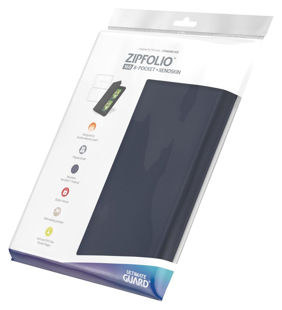 Ultimate Guard 8-Pocket Binder ZipFolio160 XenoSkin Dark Blue