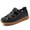 Women's Sandals Summer Essentials Mary Jane Black Beach Flat Shoes Casual Soft Roman Sandals for Girl Plus Size