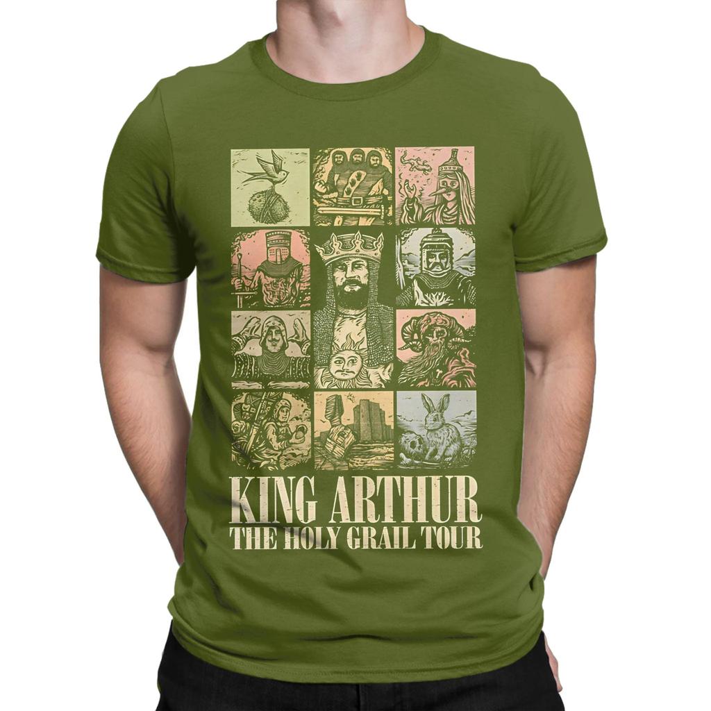 90s King Knight Retro Vintage Movie Style Graphic Funny 100 Cotton TShirt Monty Python And The Holy Grail Tops Tees For Unisex