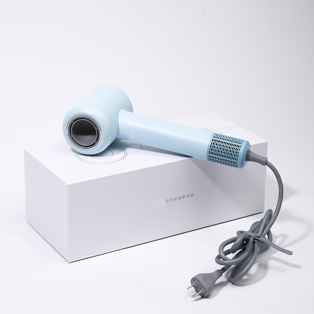 Sèche-cheveux professionnel Haute vitesse 23m/s Soin capillaire aux ions négatifs 110000 tr/min Sèche-cheveux Faible bruit Contrôle intelligent de la température