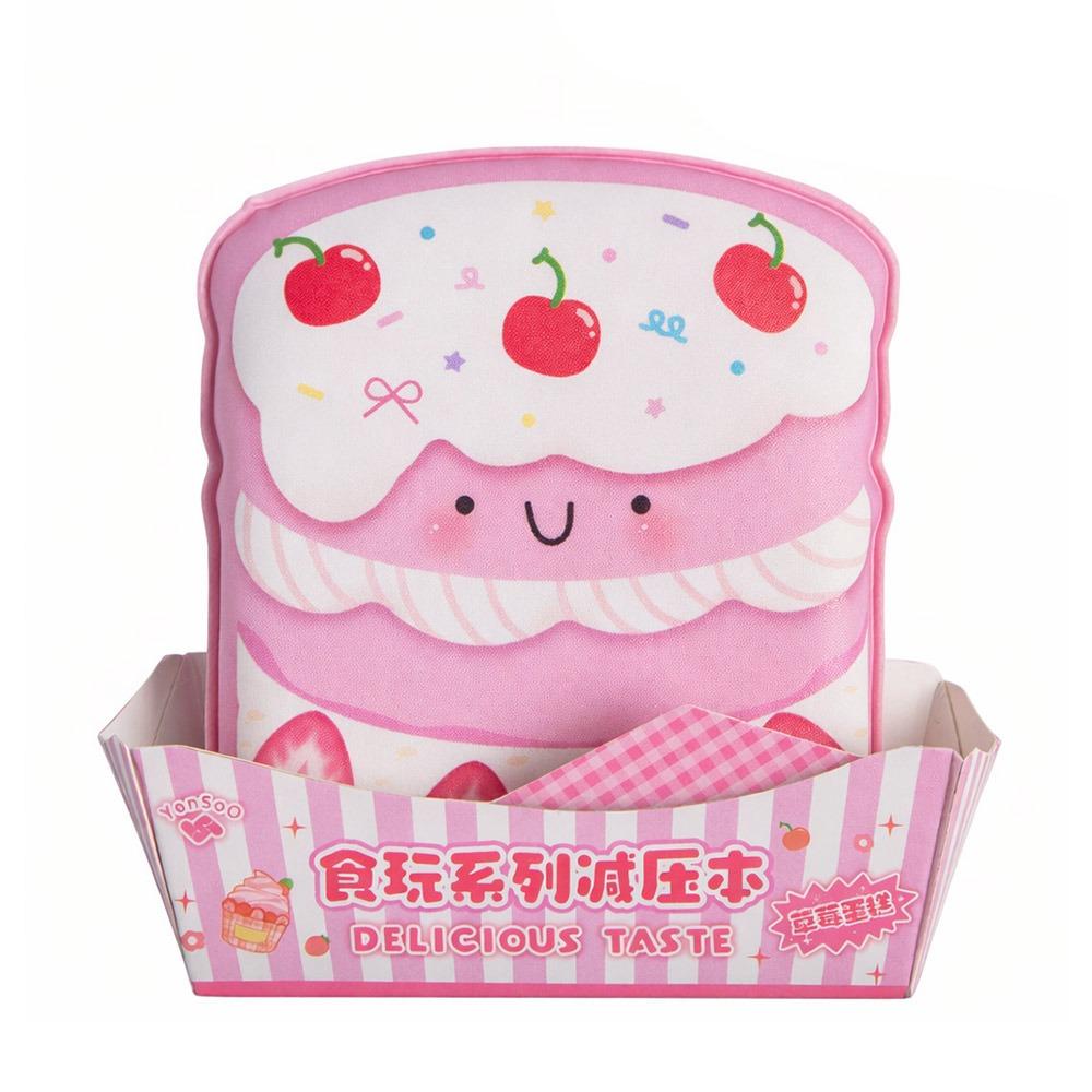 Paper Memo Pad Cartoon Toast Mini Notepad Convenient Squeeze Toy Notebook Work Supplies
