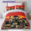 RDR2  Pattern Bedding Quilt Set Quilt Cover Pillowcase Home Decoration Birthday Gift (1 * Duvet Cover + 2 * Pillowcase, Without Core)