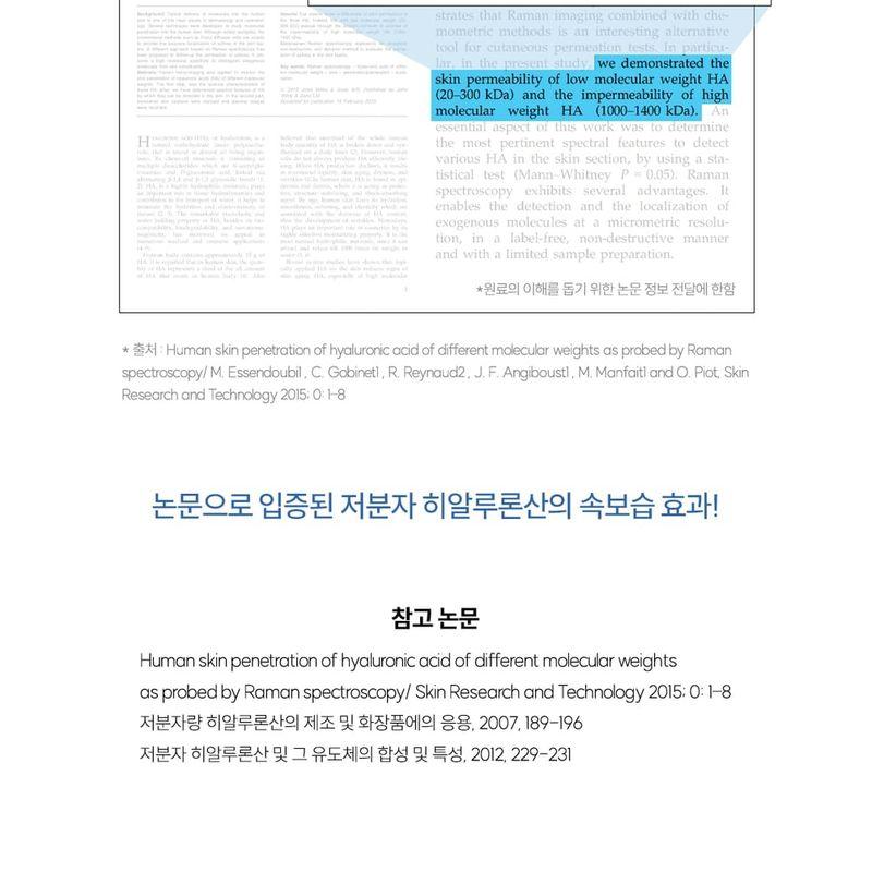 The Lab by Blanc Doux Oligo Hyaluronic Acid Watery Skin Mask Set