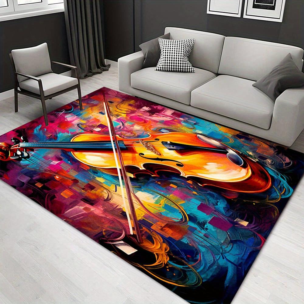 

1pc 2120703969 Pattern Carpet, Area Rug For Living Room Bedroom Room Bed Chair Laundry Entryway Corridor Yard Non-slip Outdoor Camping Rug F 60cm by 90cm