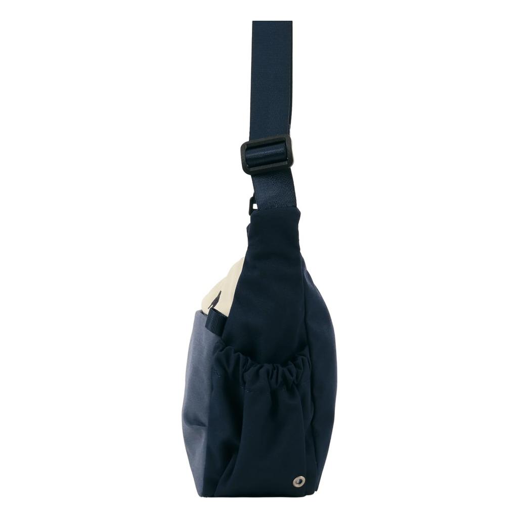Mozu Shoulder Bag 3-001 [Sax Bar Exclusive Color] Navy x Off-White